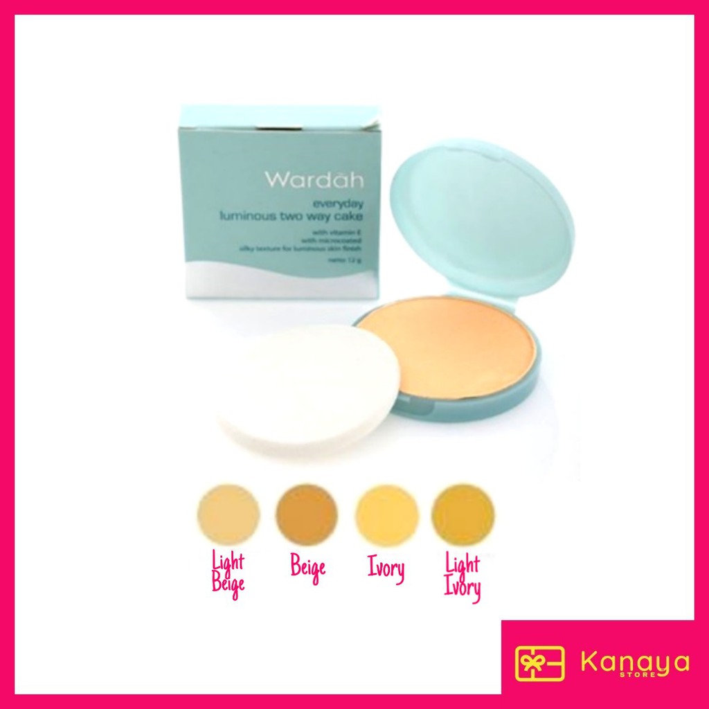 (BISA COD) Wardah Refill Everyday Luminous Two Way Cake - Refill Bedak TWC