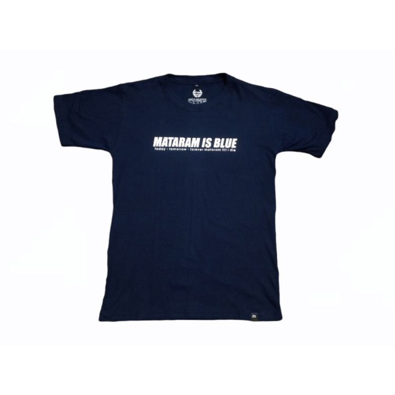 Mataram Merch29 Kaos Biru Dongker Mataram Is Blue (T-Shirt MIB #2)