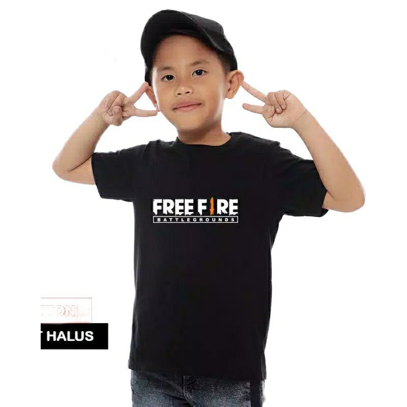 KAOS / BAJU ANAK LAKI LAKI FREE FIRE FF GARENA KIDS