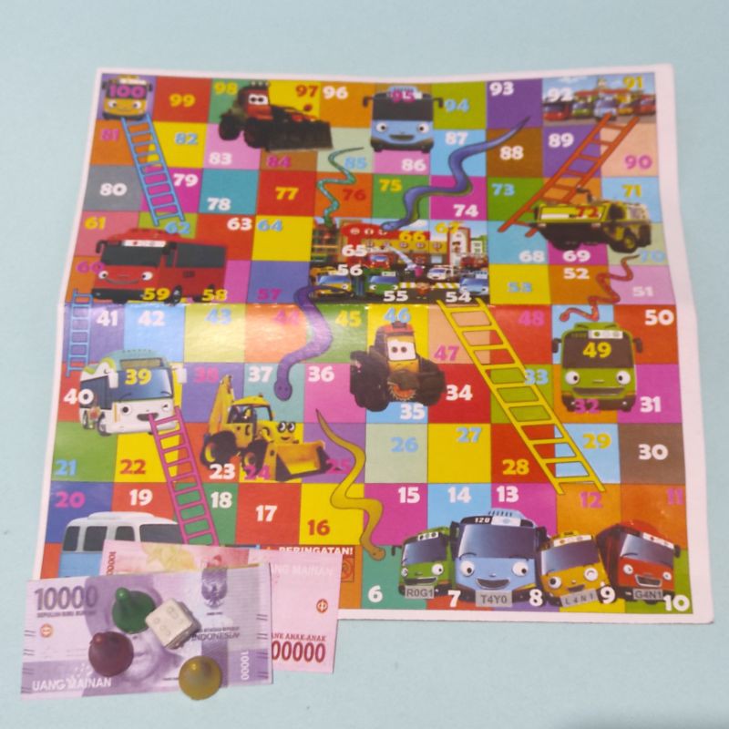 Mainan Ular Tangga Jadul Klasik