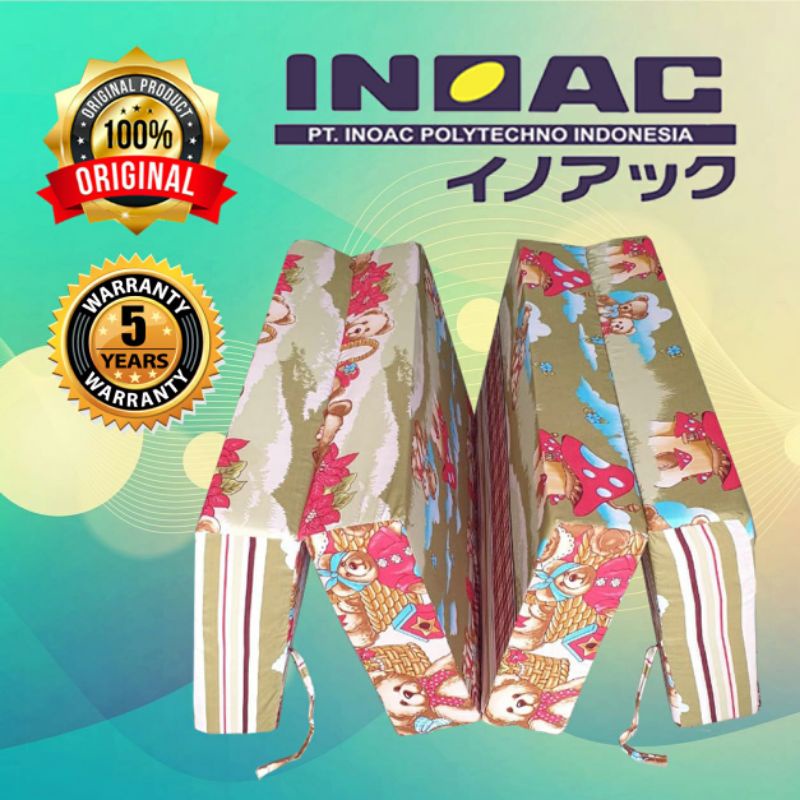 kasur busa lipat 4 INOAC 160 X 200 X 15cm