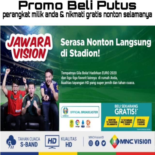 Decorder Mnc Vision HD samsung bergaransi , gratis nonton tanpa berlangganan