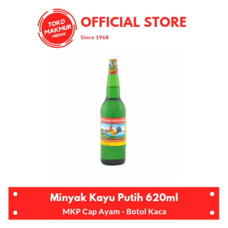 MINYAK KAYU PUTIH CAP AYAM 620 ML - MKP ( KHUSUS GOSEND DAN GRAB MEDAN