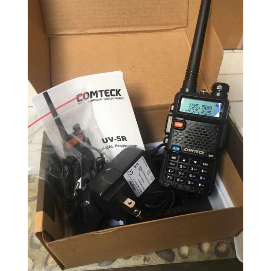 HT Comteck UV-5R Dual Band Bergaransi Izin postel