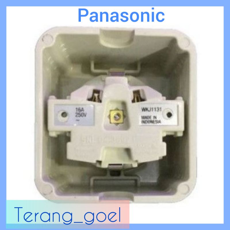 Stop kontak Panasonic Tempel / Colokan Tunggal Panasonic / Outbow Socket WKJ 1131 Panasonic