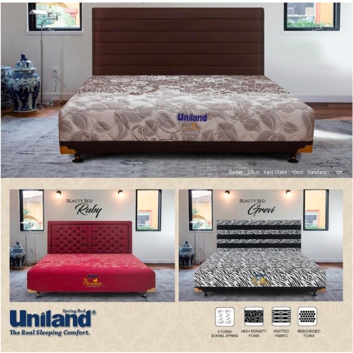Kasur Uniland Springbed Beauty Bed SET KOMPLIT
