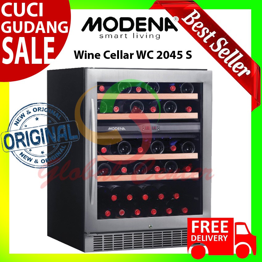 Wine Cellar Modena WC 2045 S Original Garansi Resmi