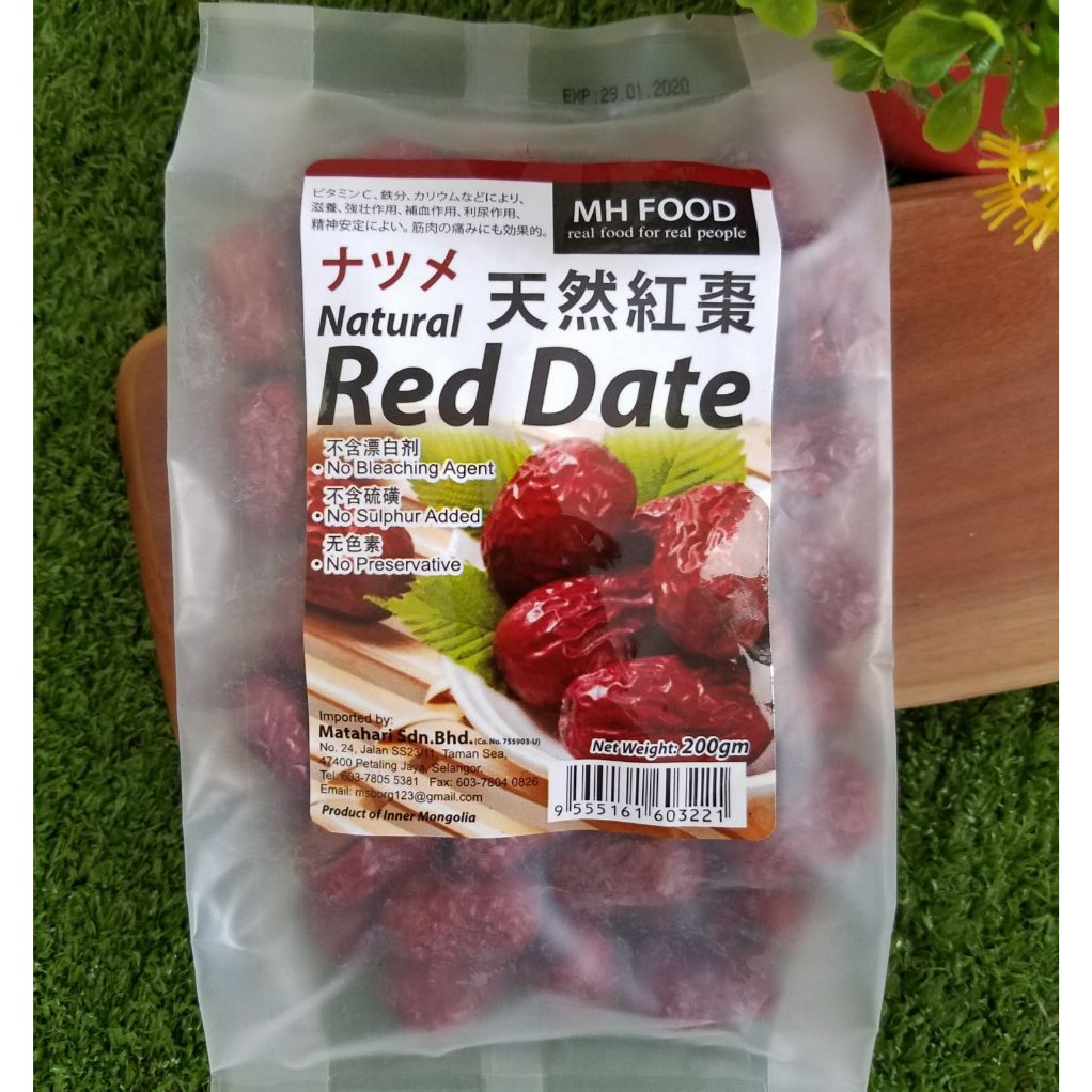 

MH Food Natural Red Date 200g