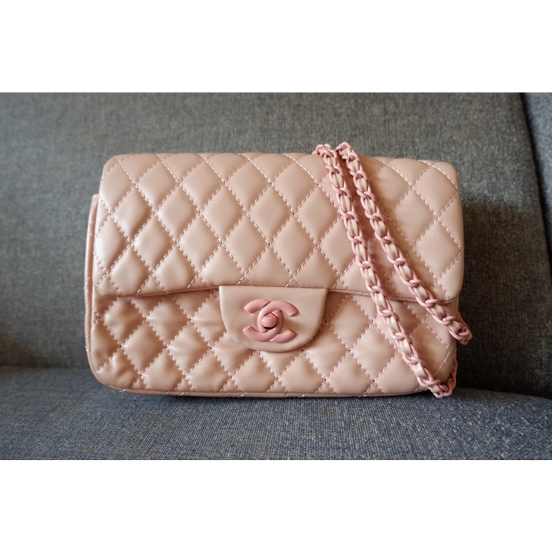 Preloved Chanel Pink Crème Bag