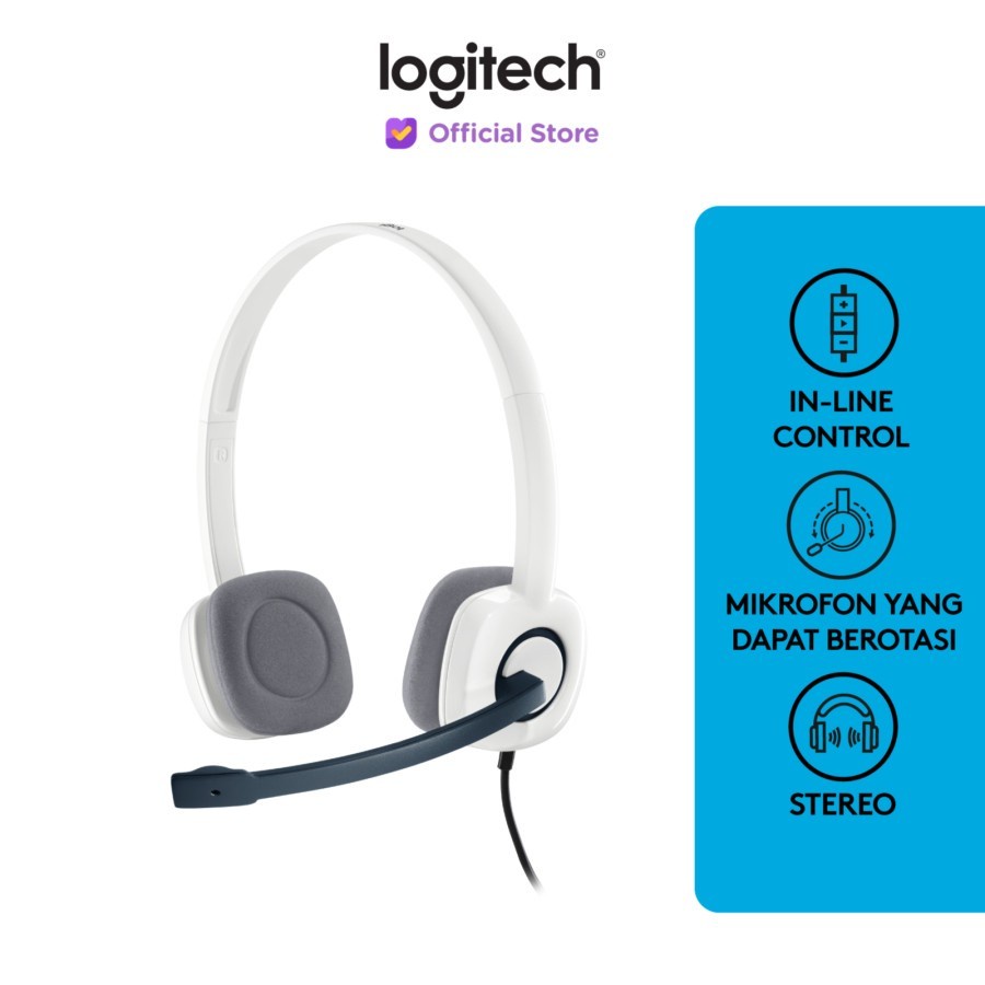 Logitech Headset H150 White/Blue