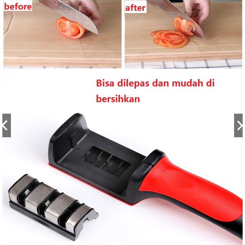 Adda Home - Alat Pengasah Pisau Knife Sharpener - Warna Random