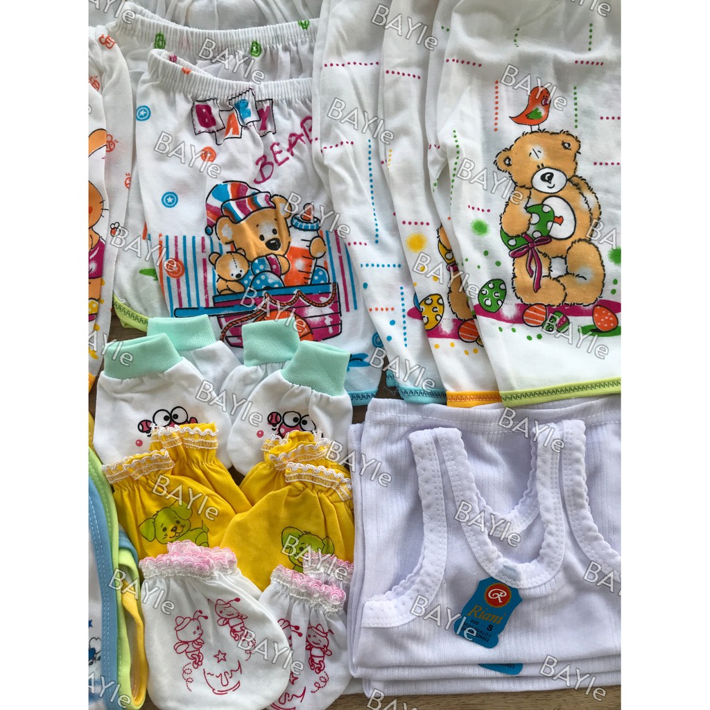 BAYIe - Paket Hemat Perlengkapan Baju Bayi Baru Lahir (New Born) Ekonomis dan Hemat PAKET HANDUK