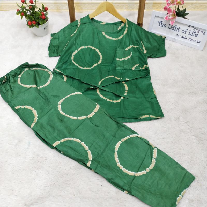 One set Tie Die // Setelan wanita kekinian-Set 1