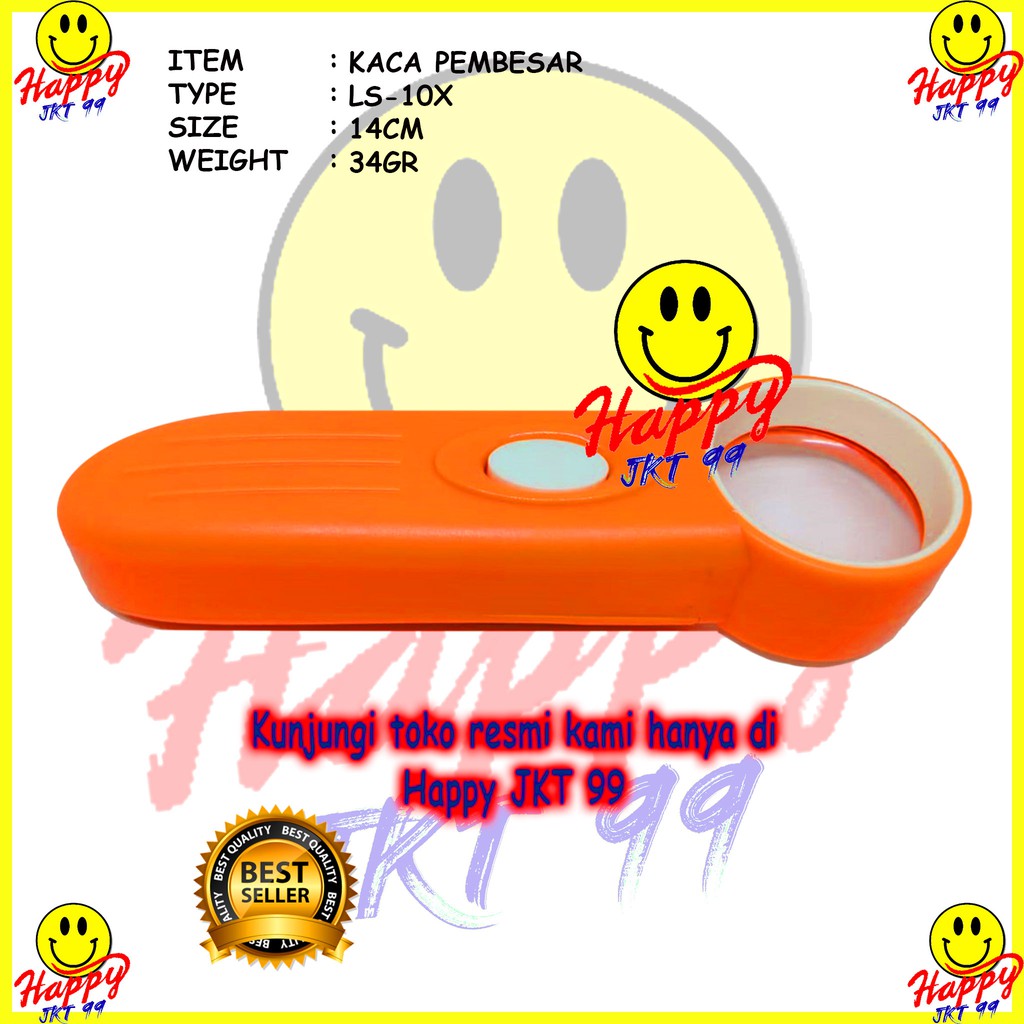 [ HAPPY JKT 99 ] KACA PEMBESAR LOOP LS-10X ORIGINAL HAND HOLD MAGNIFIER LS 10X LS10X