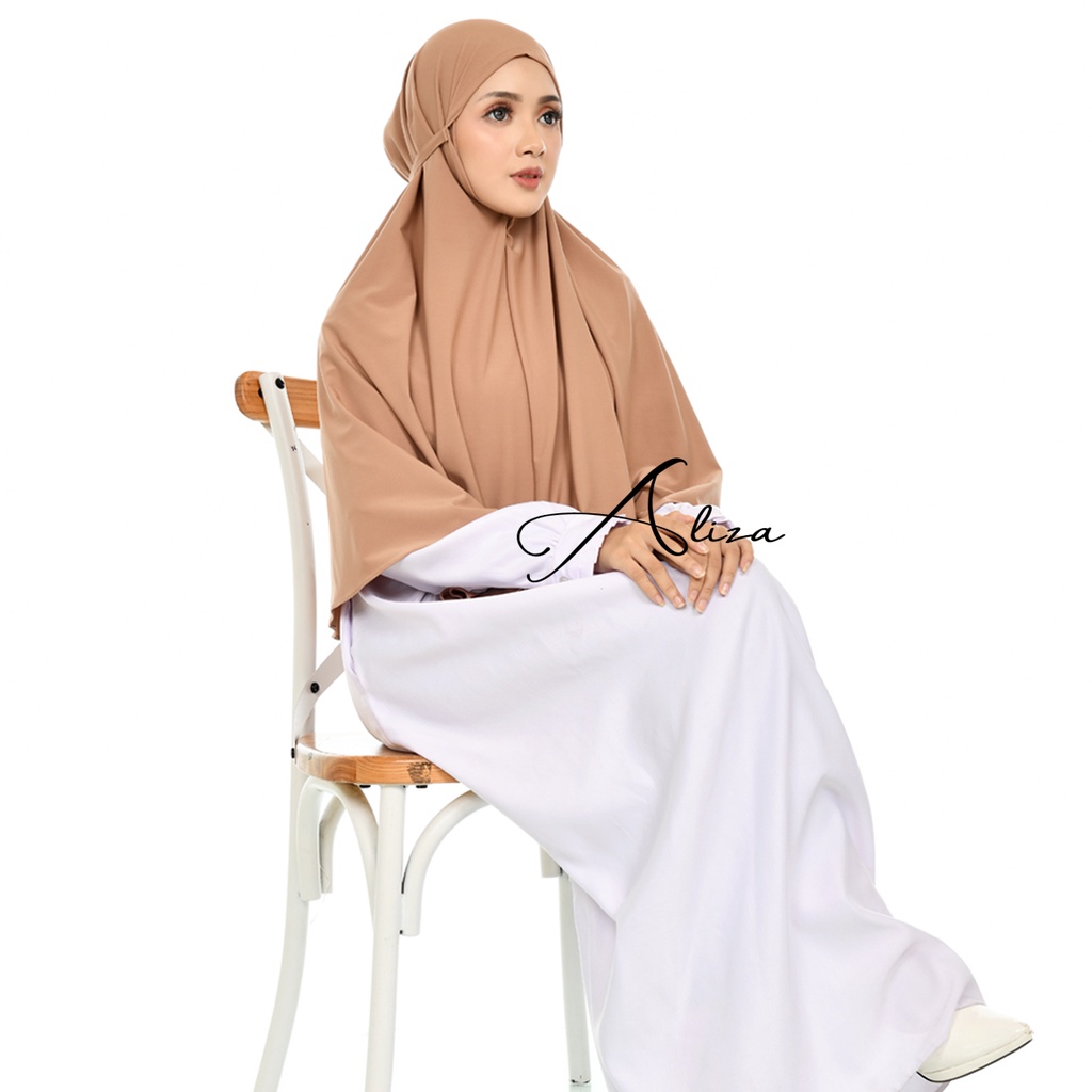 JILBAB Bergo Maryam bahan JERSEY Syari Jumbo Jilbab instan Khimar Hijab Jersey