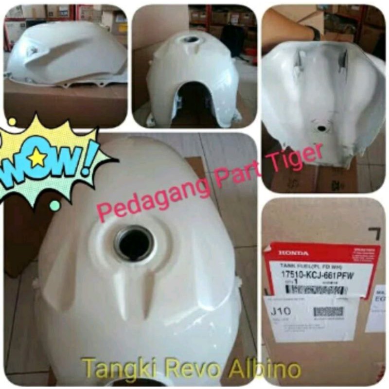 Tangki Honda Tiger Revo Putih