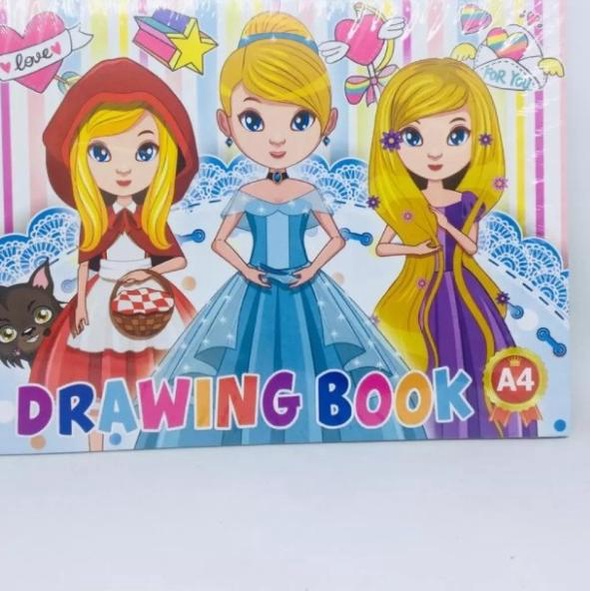 

Buku Menggambar / Drawing Book isi 1 pack (10 pcs motif campur cewe da