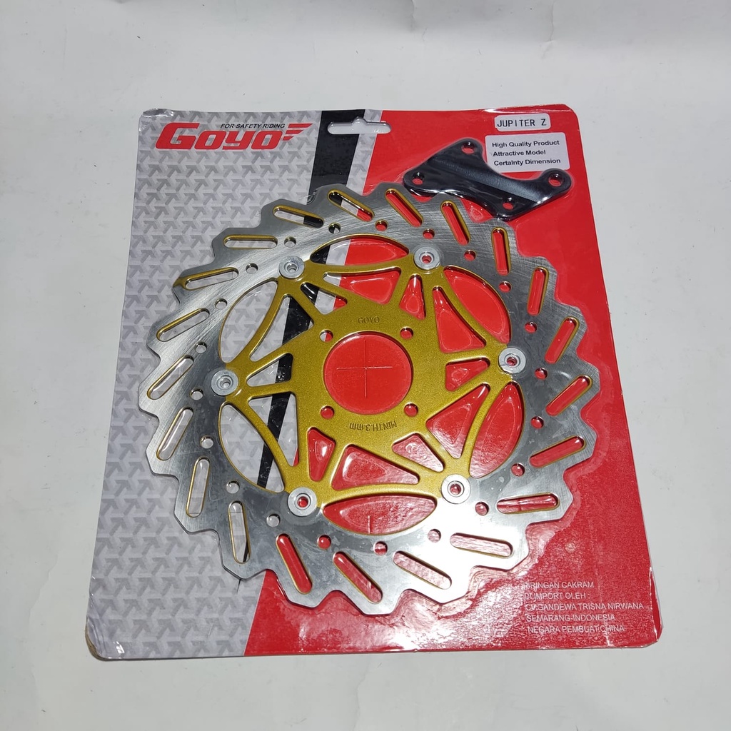 piringan cakram depan lebar motor jupiter z plus breket 300 mm