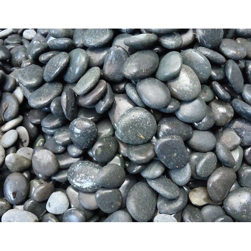 Batu hias hitam media tanaman 1kg