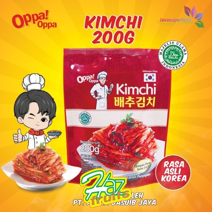 

KIMCHI Sawi Fresh / Kimchi Halal / Kimchi Korea 200G - Makanan Korea