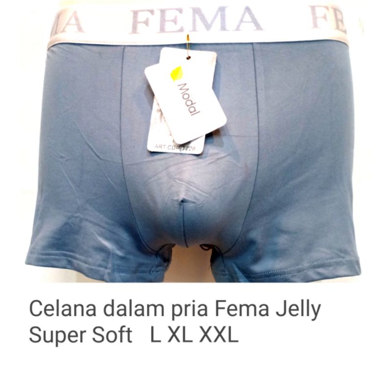 CELANA DALAM PRIA BOXER | sempak boxer fema segi  empat segi tiga super soft