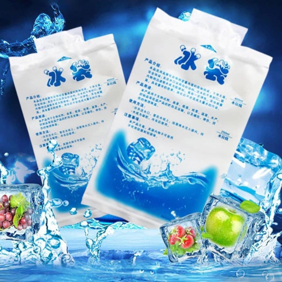 1 Pcs Ice Gel Pack 200ml Cooler Pendingin Alternatif es batu dry ice penyimpanan asi