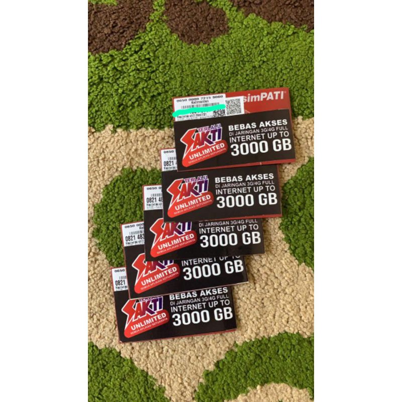 Kartu Sakti Telkomsel 3000GB