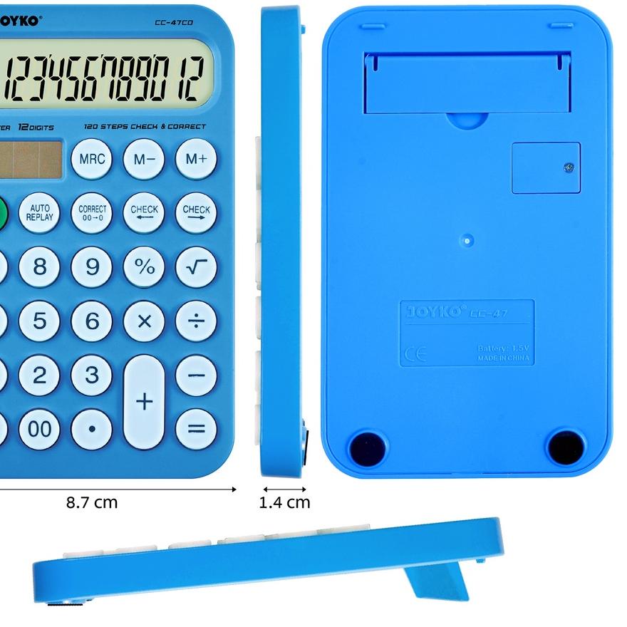

Promo - Calculator Kalkulator Joyko CC-47CO 12 Digits Check Correct