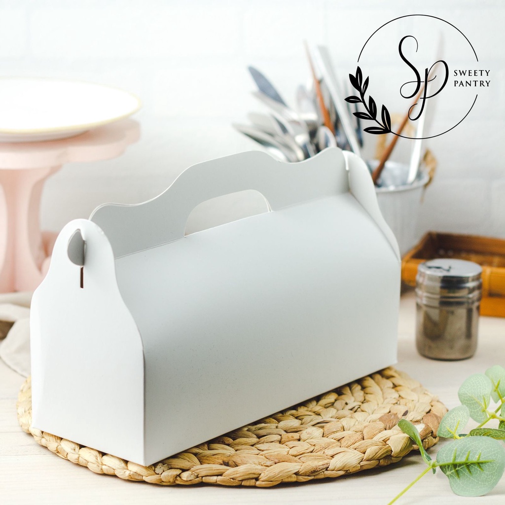 

10PCS - RC271075 W - DUS BOLU GULUNG / BOX KUE / PACKAGING ROLL CAKE / KOTAK KUE