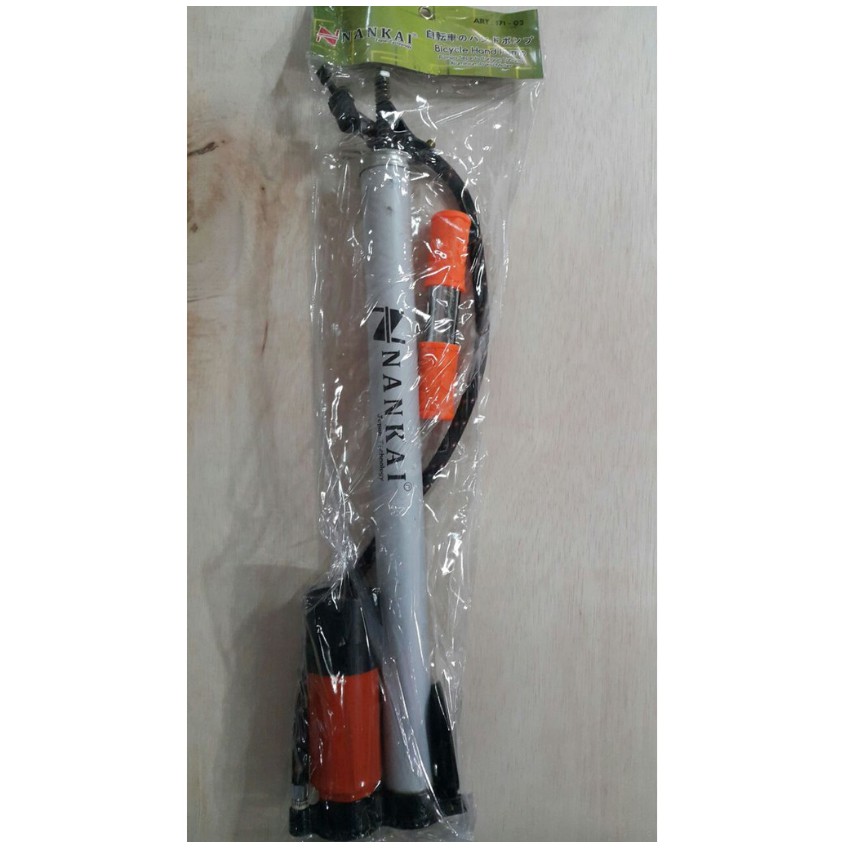 KENMASTER Pompa ban sepeda motor mobil bola tabung meter stainless Pompa Ban Tabung Meter Sepeda, Motor, Mobil, Bola Manual Murah Kompa Angin Tangan