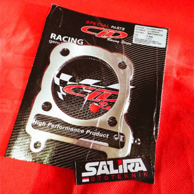 Pac Pak Cyl Blok Alumunium Jupiter Z Mio Satria F Fu 150 1mm 2mm 3mm CLD Racing
