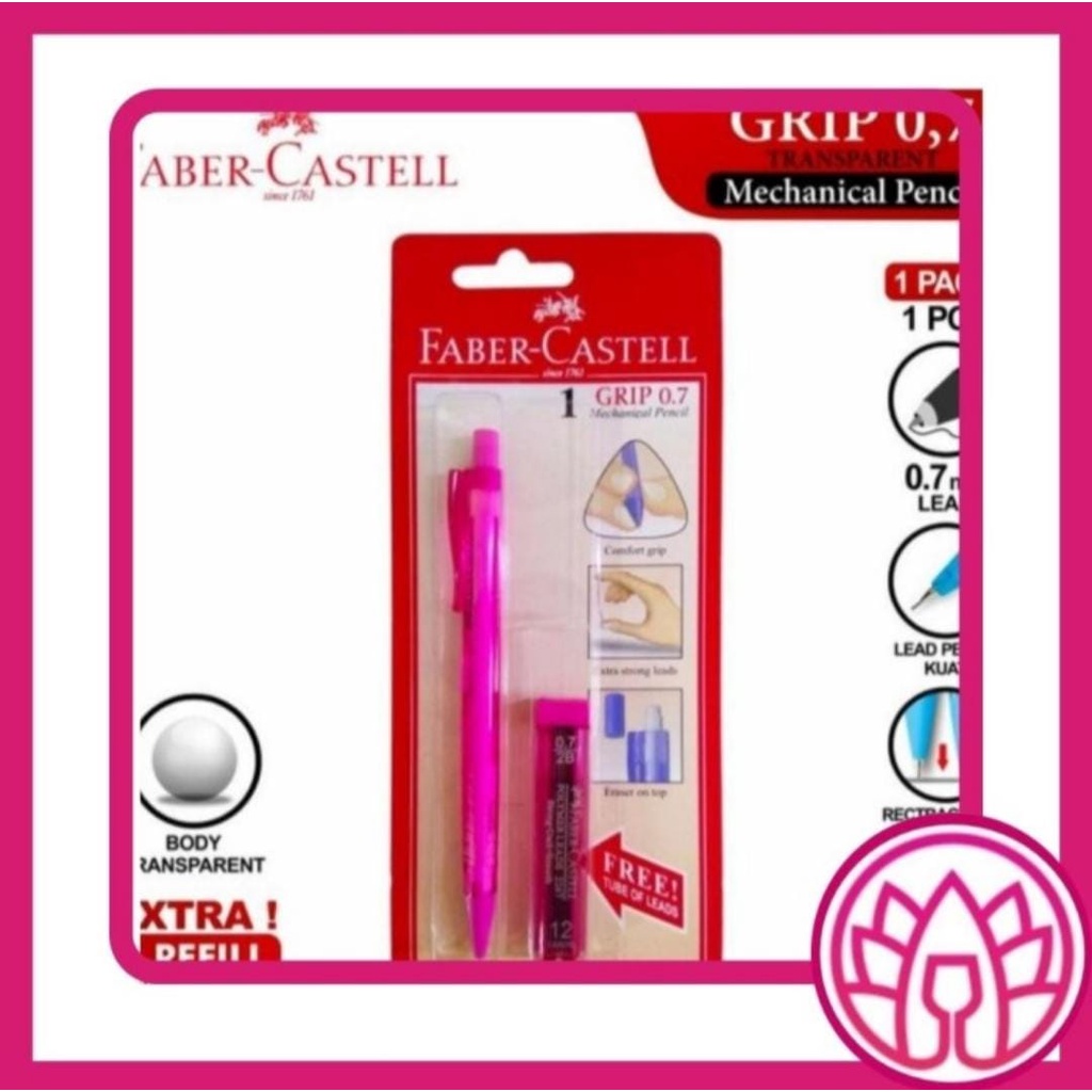 

Eco Mech Pencil 0.7 (satuan) Faber Castell (134312)