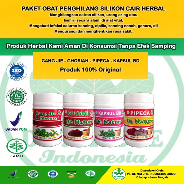 Obat Penghilang Suntik Silikon Minyak Kemiri Herbal Tanpa Operasi De Nature