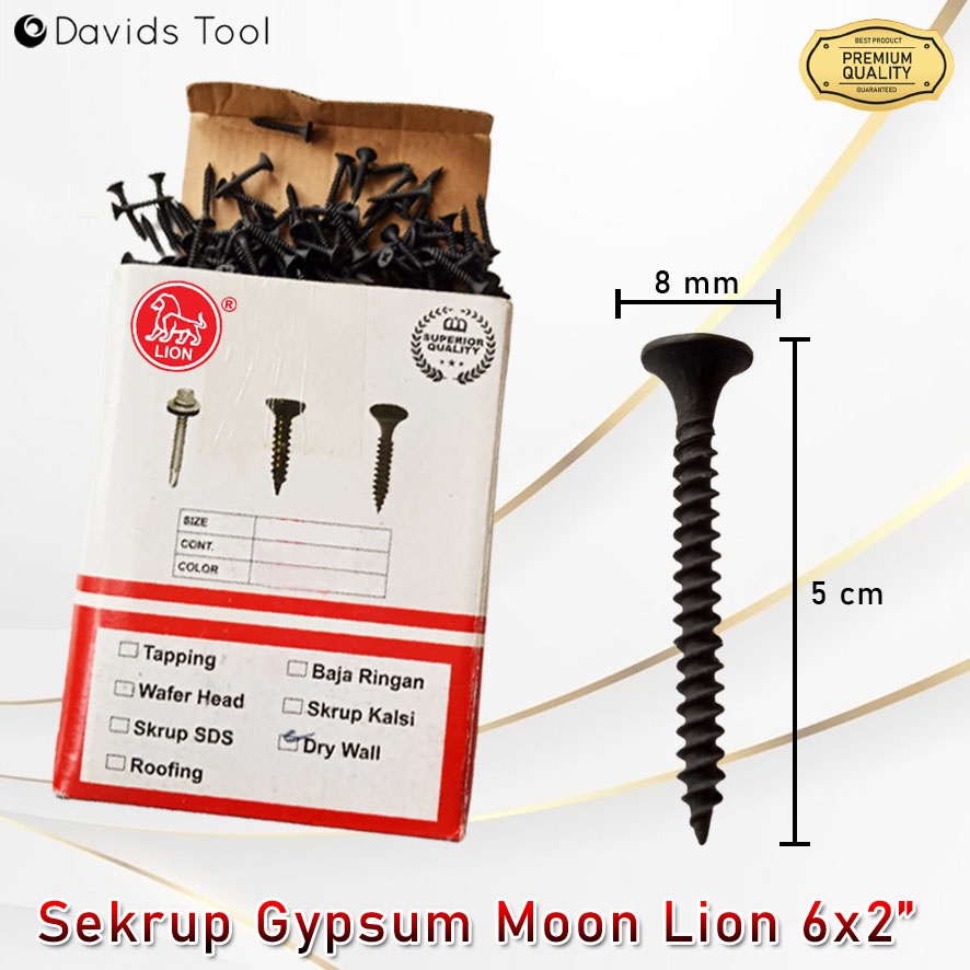 Sekrup Gypsum Skrup Gipsum Drywall Screw Patta Lion