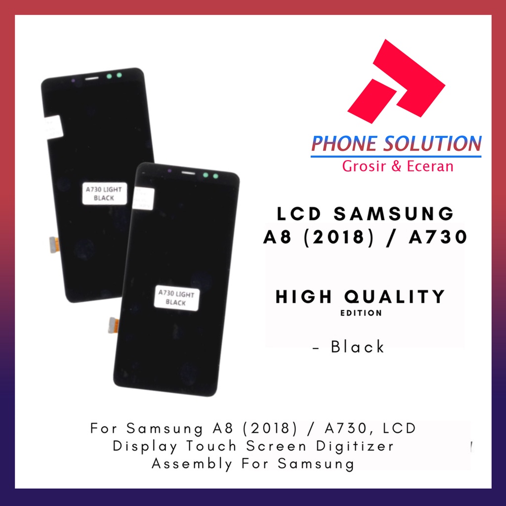 LCD Samsung A8 Plus 2018 A730 Fullset Touchscreen // Supplier LCD Samsung - Garansi 1 Bulan