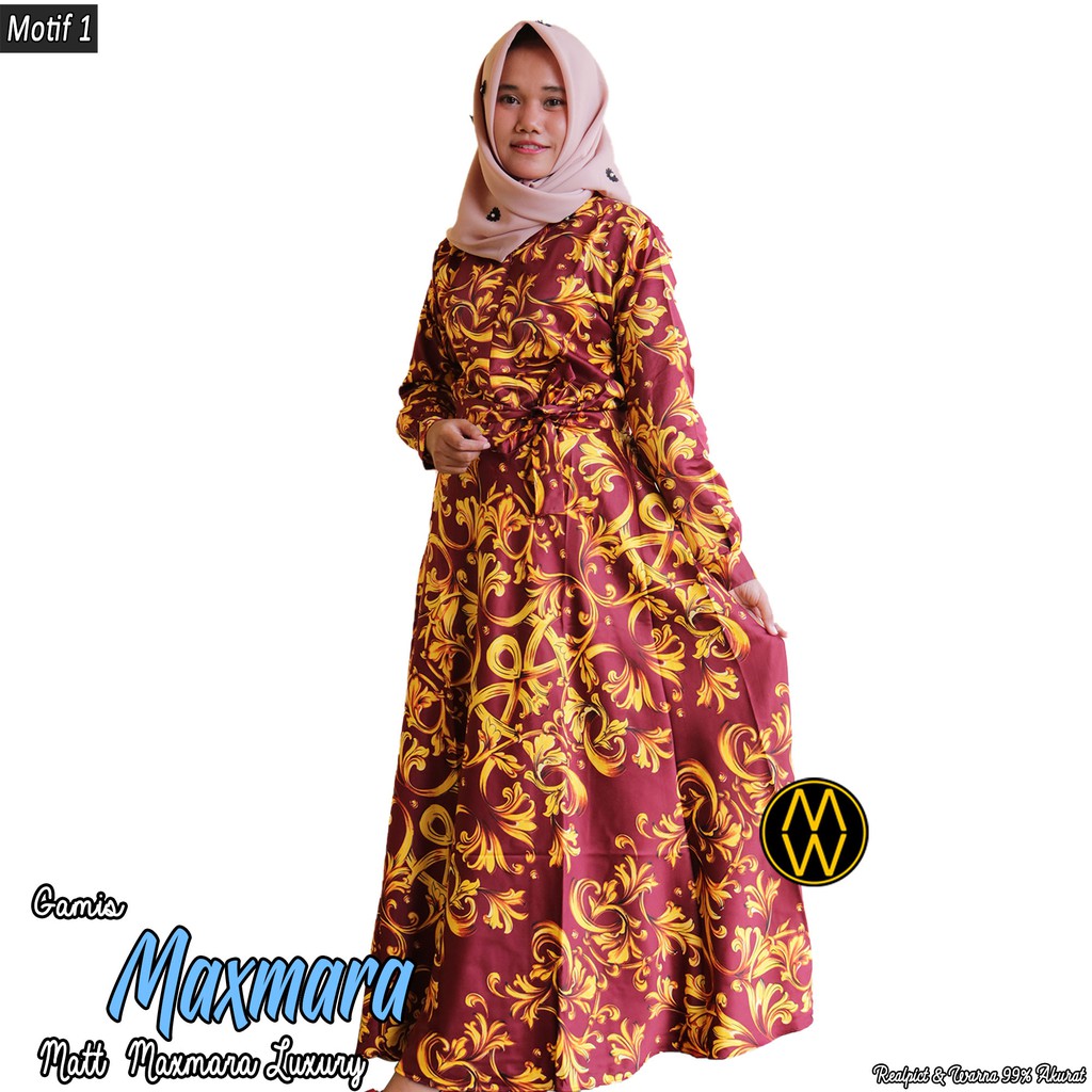 gamis maxmara / gamis  motif /gamis busui /gamis umbrella (maxmara)