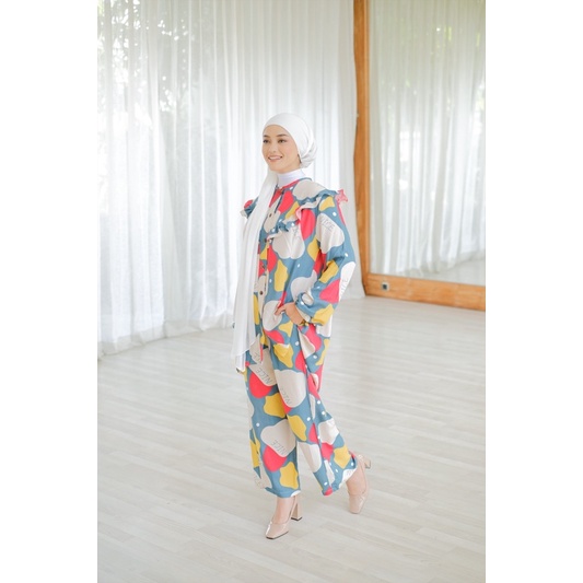 KOYU HIJAB Baju One Set Kode Relax Set Piyama by koyu