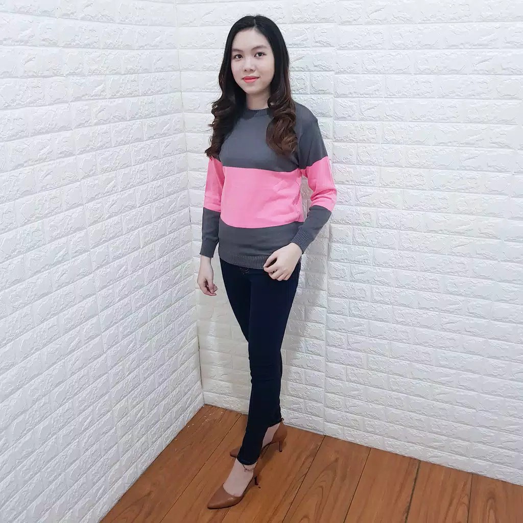 CANDY BLOUSE KNITT ATASAN RAJUT WANITA