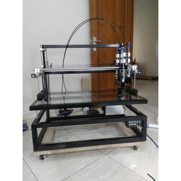 Mesin sablon semi otomatis