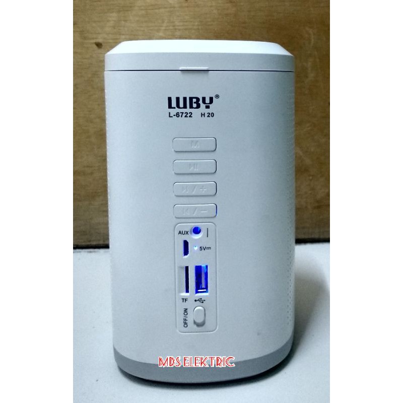 Lampu Belajar Multi Fungsi Luby L-6722 / Audio Player LED emergency
