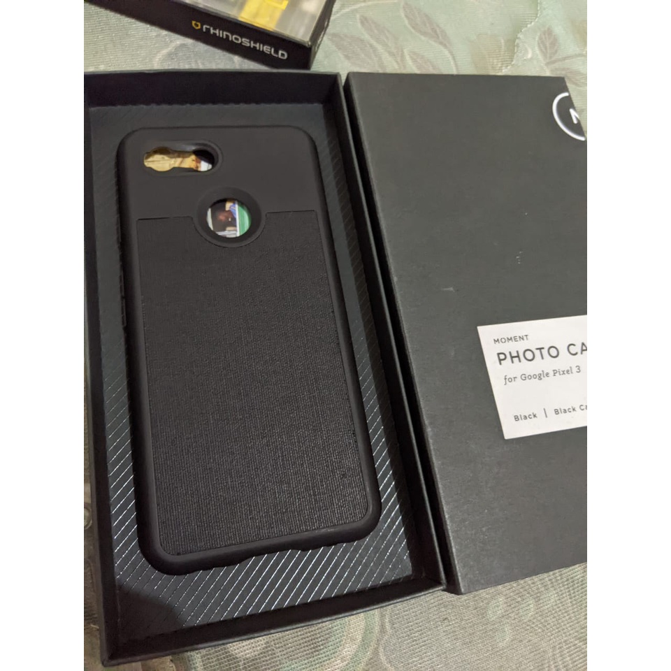Moment case pixel 3 Black Canvas