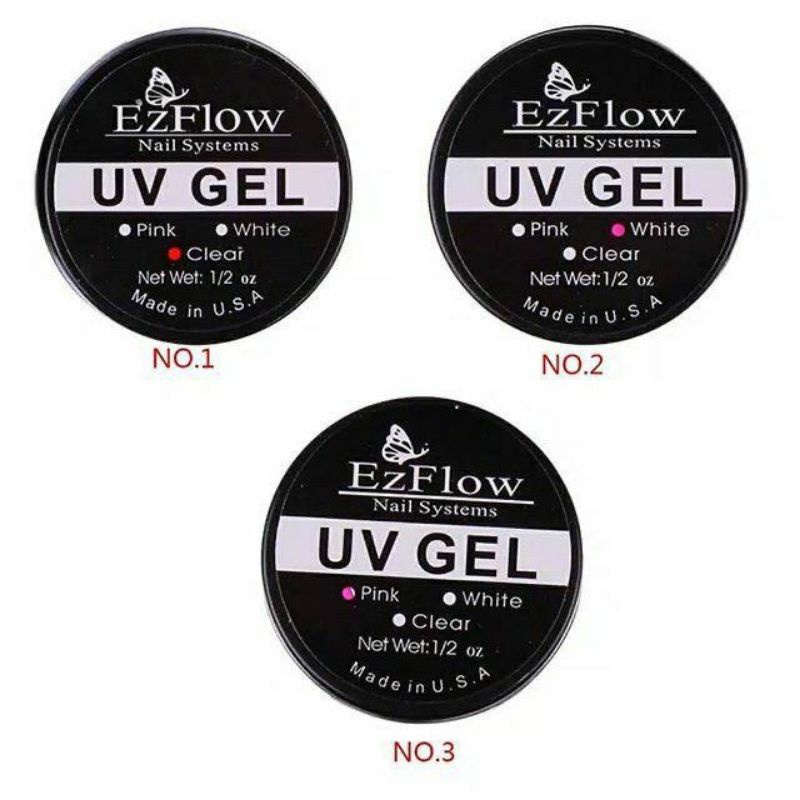 EzFlow UV NAIL GEL BUILDER 15G /BUILDER GEL EZFLOW UV NAIL EXTENSION/EzFlow UV NAIL GEL BUILDER 15G