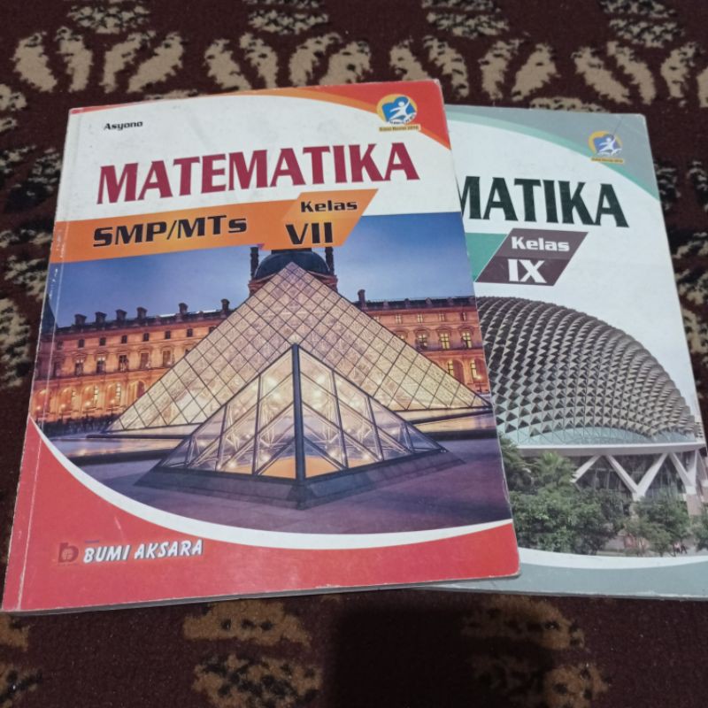 buku bekas kurikulum 2013 edisi revisi MATEMATIKA  untuk smp kelas 1&3  BUMI AKSARA