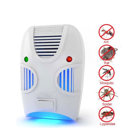 Pest Repelling Aid Riddex Quad/ Ultrasonic Pengusir Tikus Kecoa Nyamuk Free Bubble