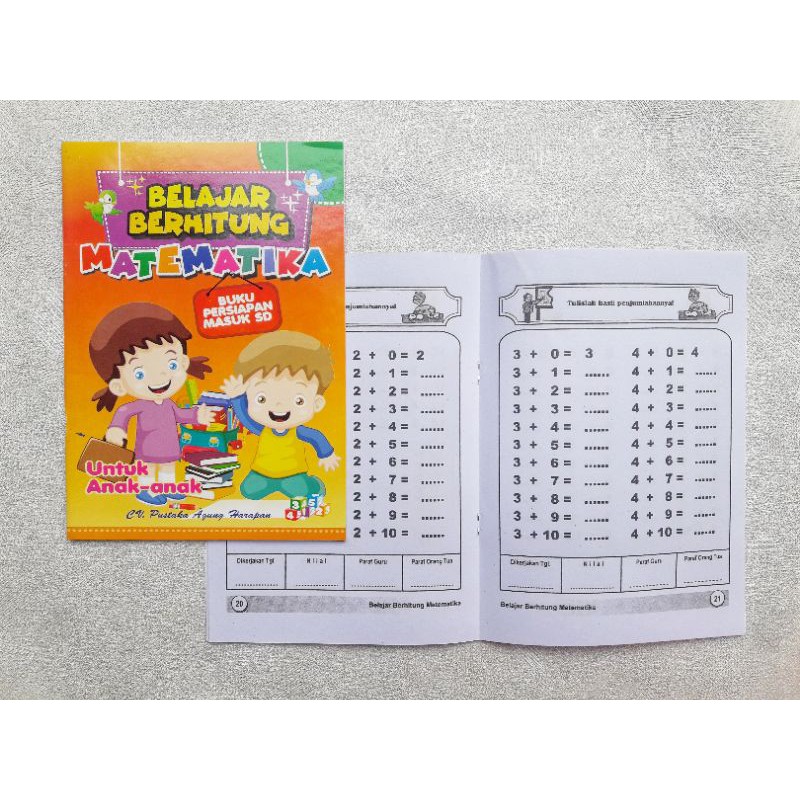 Buku Belajar Berhitung Matematika untuk Anak-Anak Buku Persiapan Masuk SD PAH-1