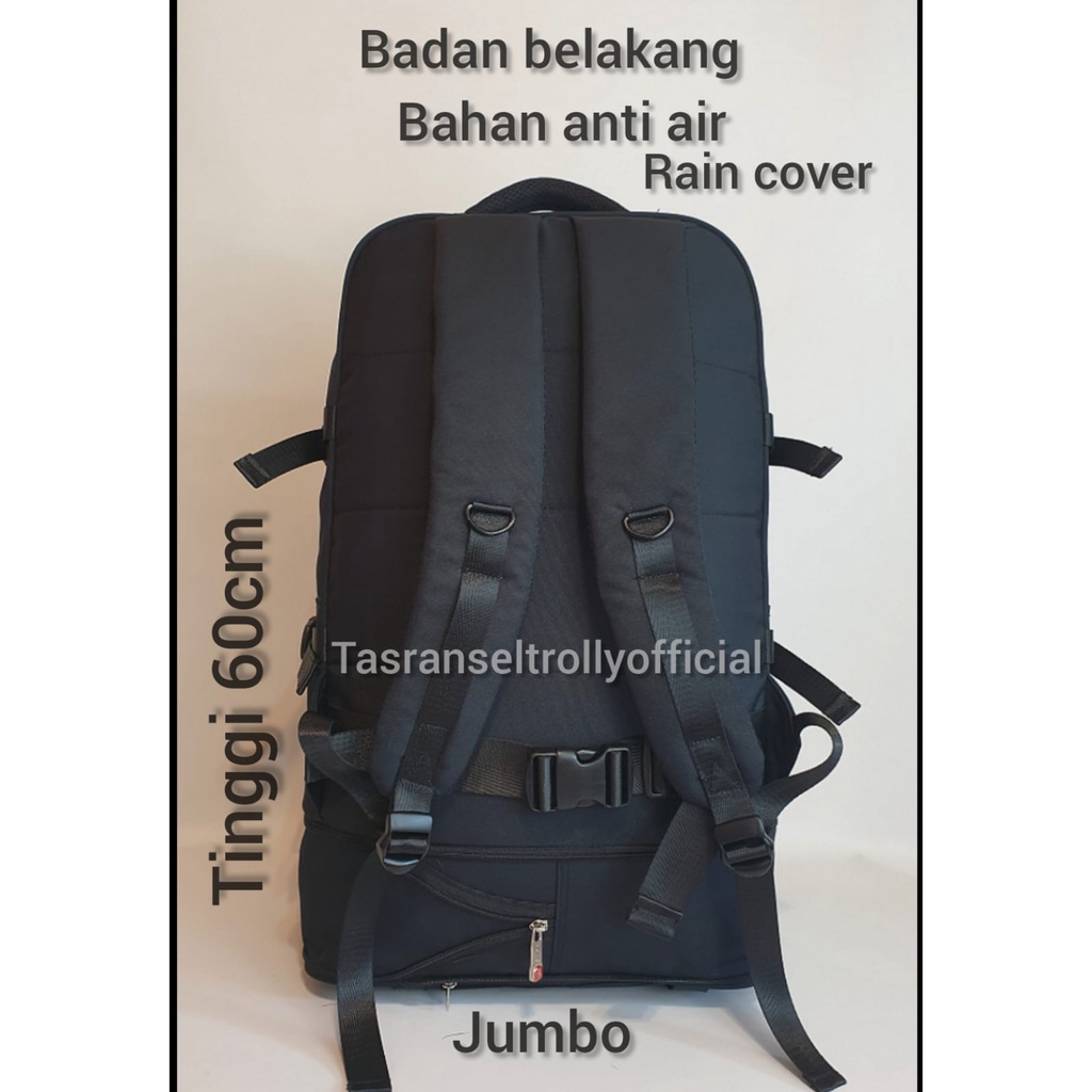 Tas Ransel Laptop Polo Interclub 19&quot; Expanding UP 60cm WATER RESISTANT