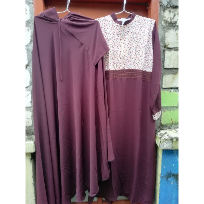 Gamis set jilbab safar