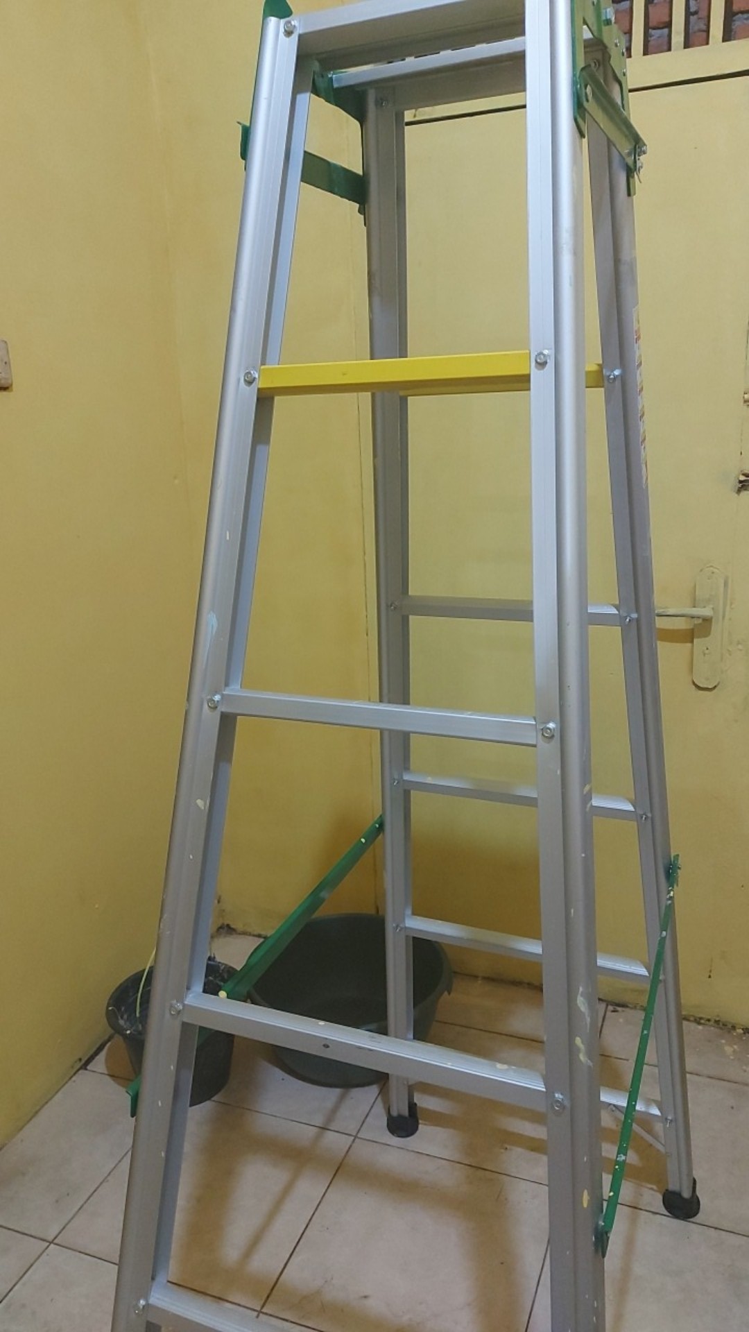Tangga Lipat Alumunium 1.75m / Murah Awet Berkualitas