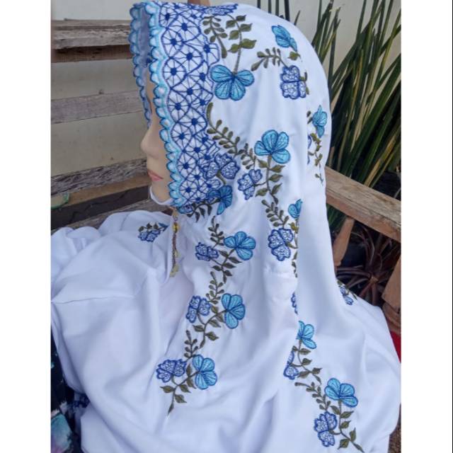 MUKENA BORDIR // MUKENA TERUSAN DEWASA // MUKENA JUMBO// RUKUHKU