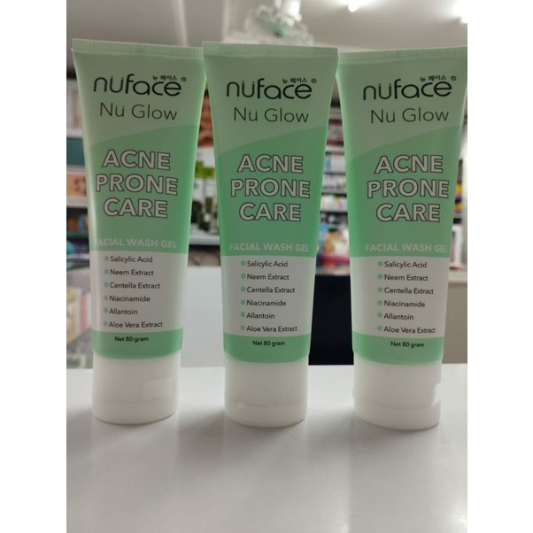 Nu Face Facial wash /acne/bright/hydra